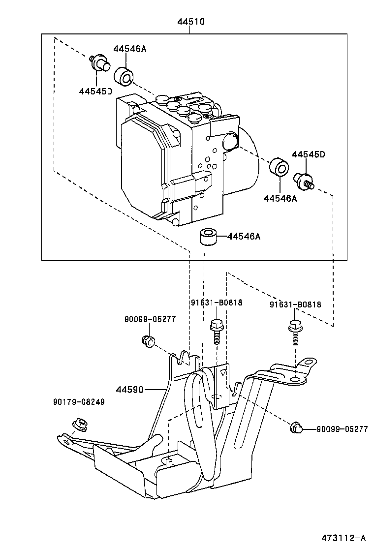  MR2 |  BRAKE TUBE CLAMP