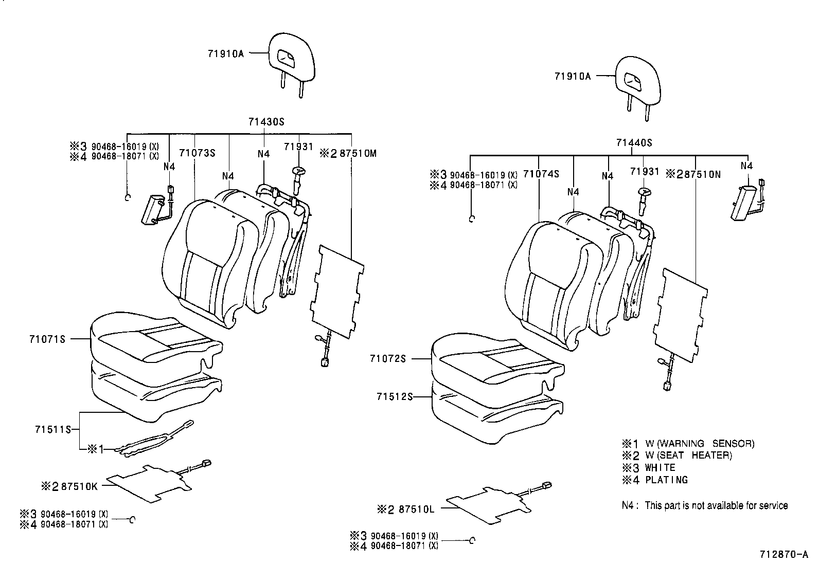  RAV4 |  SEAT SEAT TRACK