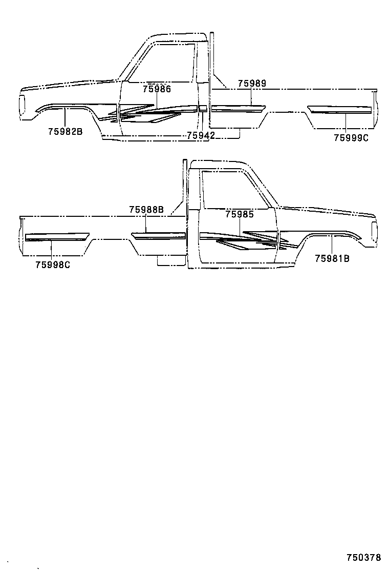  LAND CRUISER 70 |  BODY STRIPE