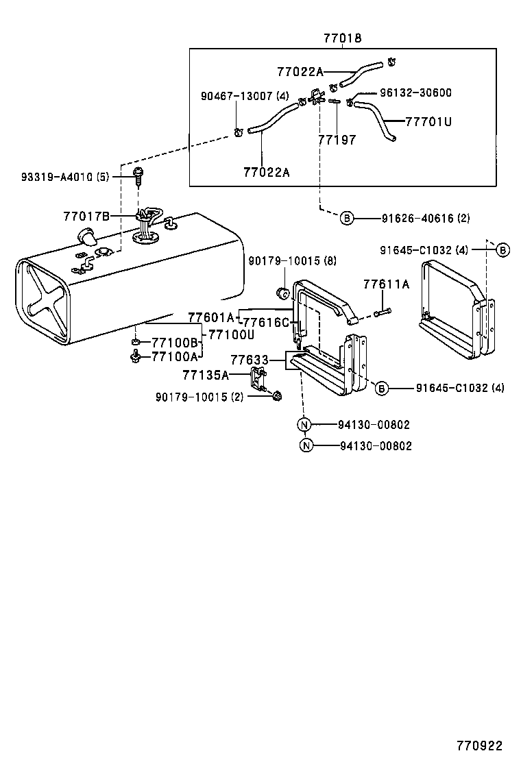  DYNA |  FUEL TANK TUBE