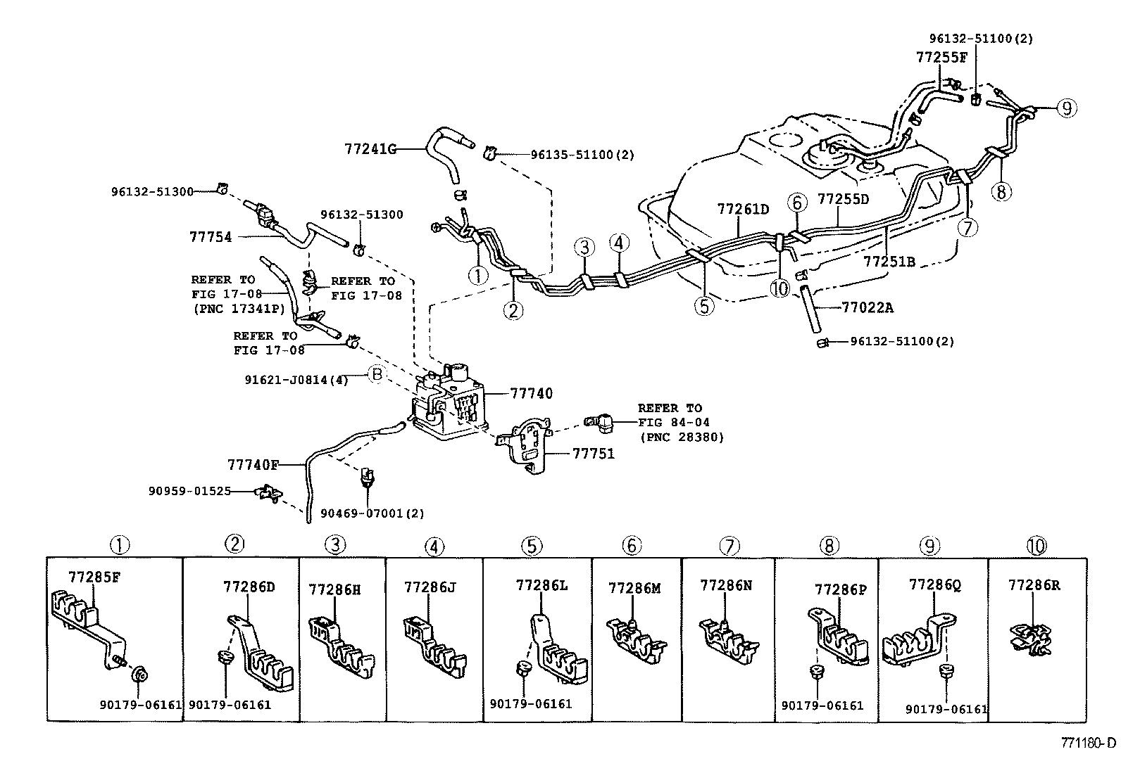  LX470 |  FUEL TANK TUBE