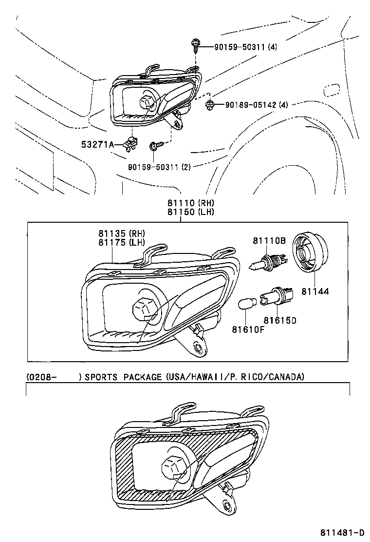  RAV4 |  HEADLAMP