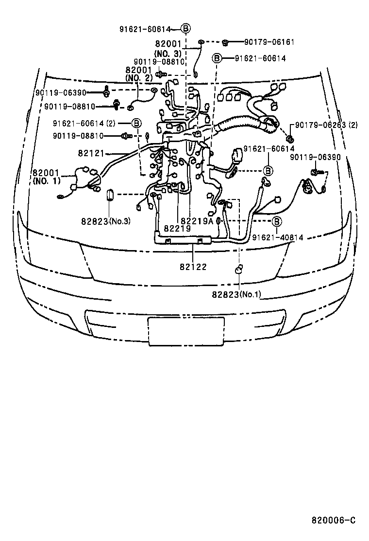  LAND CRUISER 90 |  WIRING CLAMP