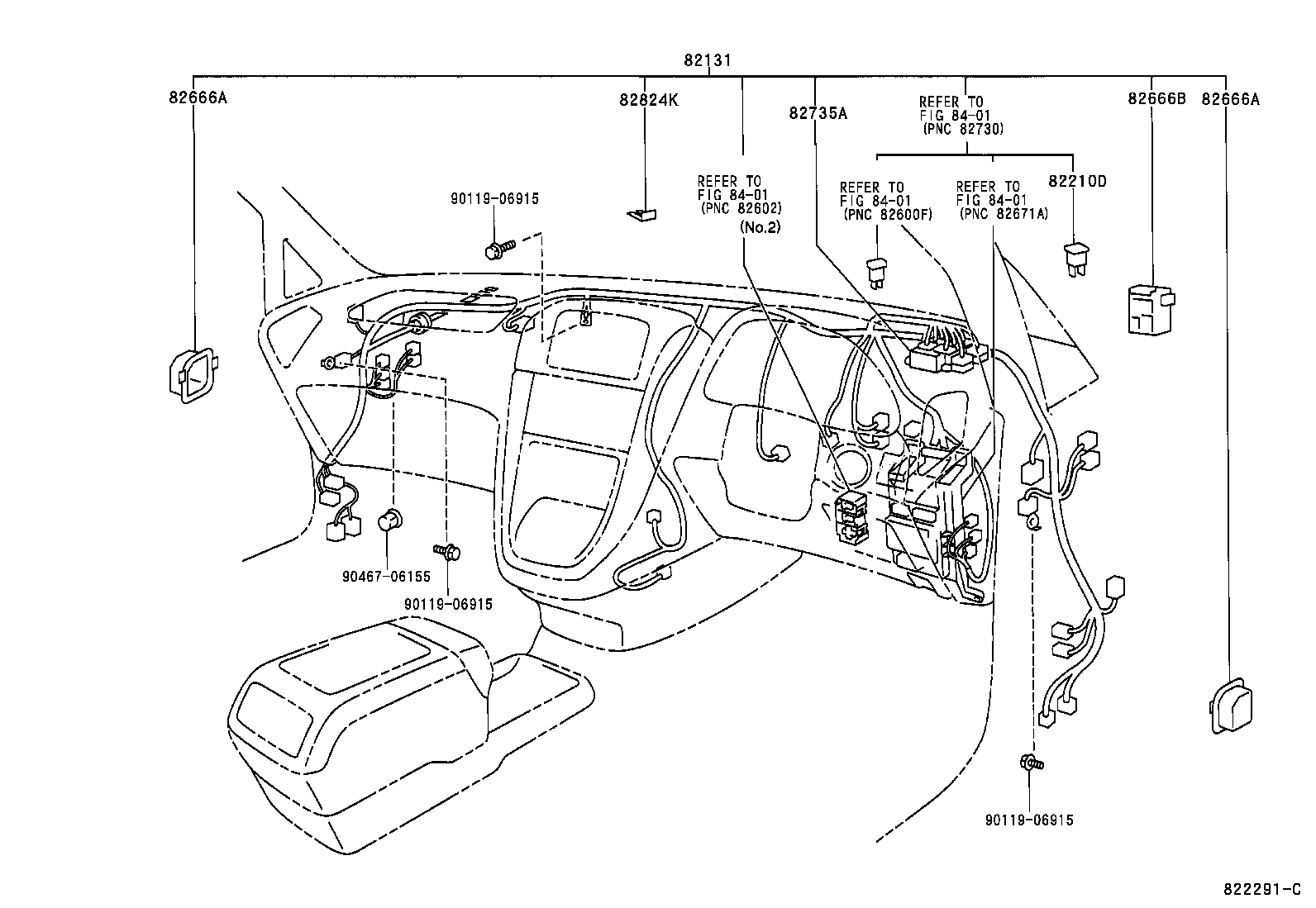  RX300 |  WIRING CLAMP