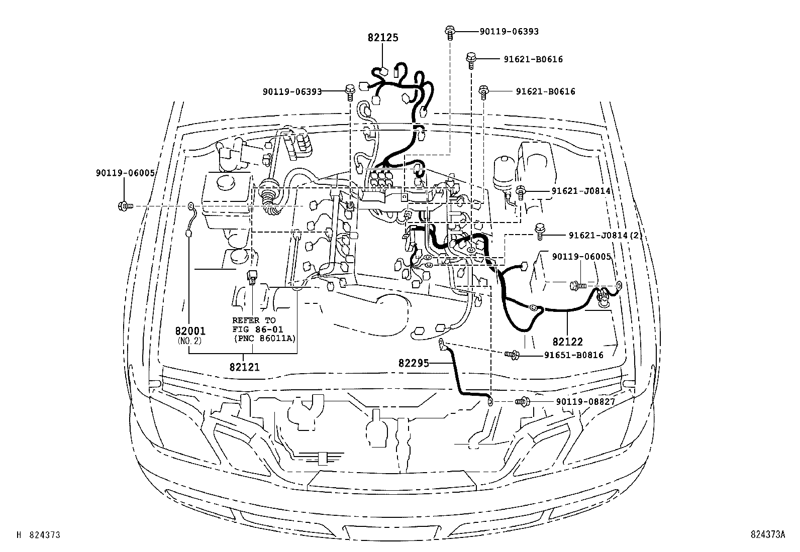  LAND CRUISER 100 |  WIRING CLAMP