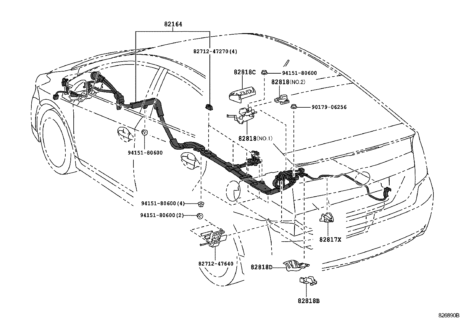  PRIUS PLUG IN HBD |  WIRING CLAMP