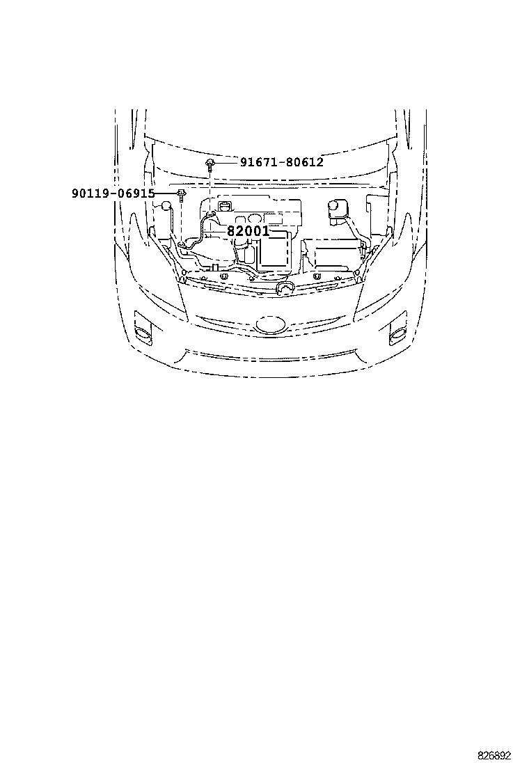  PRIUS PLUG IN HBD |  WIRING CLAMP