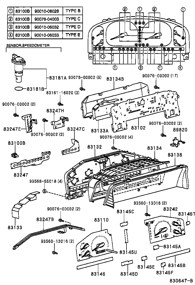  LAND CRUISER 100 |  METER