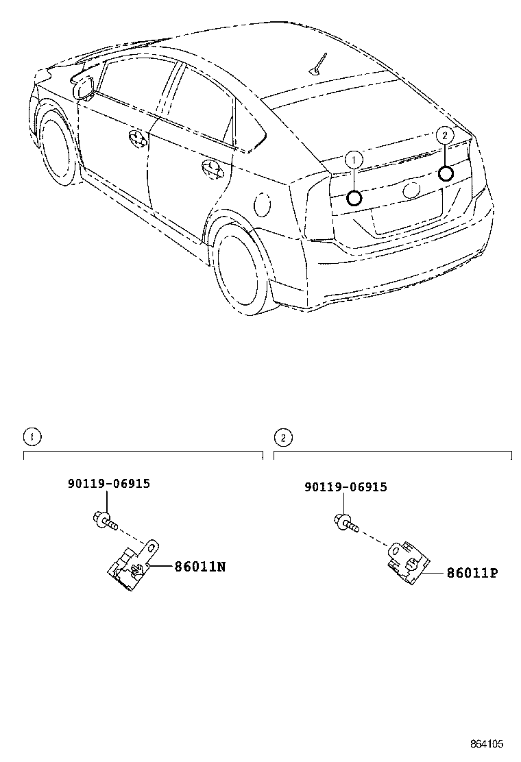  PRIUS PLUG IN HBD |  RADIO RECEIVER AMPLIFIER CONDENSER