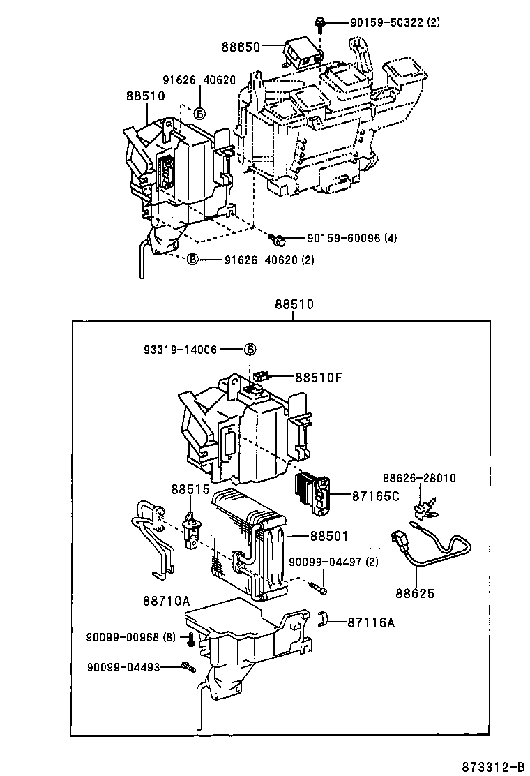  DYNA |  HEATING AIR CONDITIONING COOLER UNIT