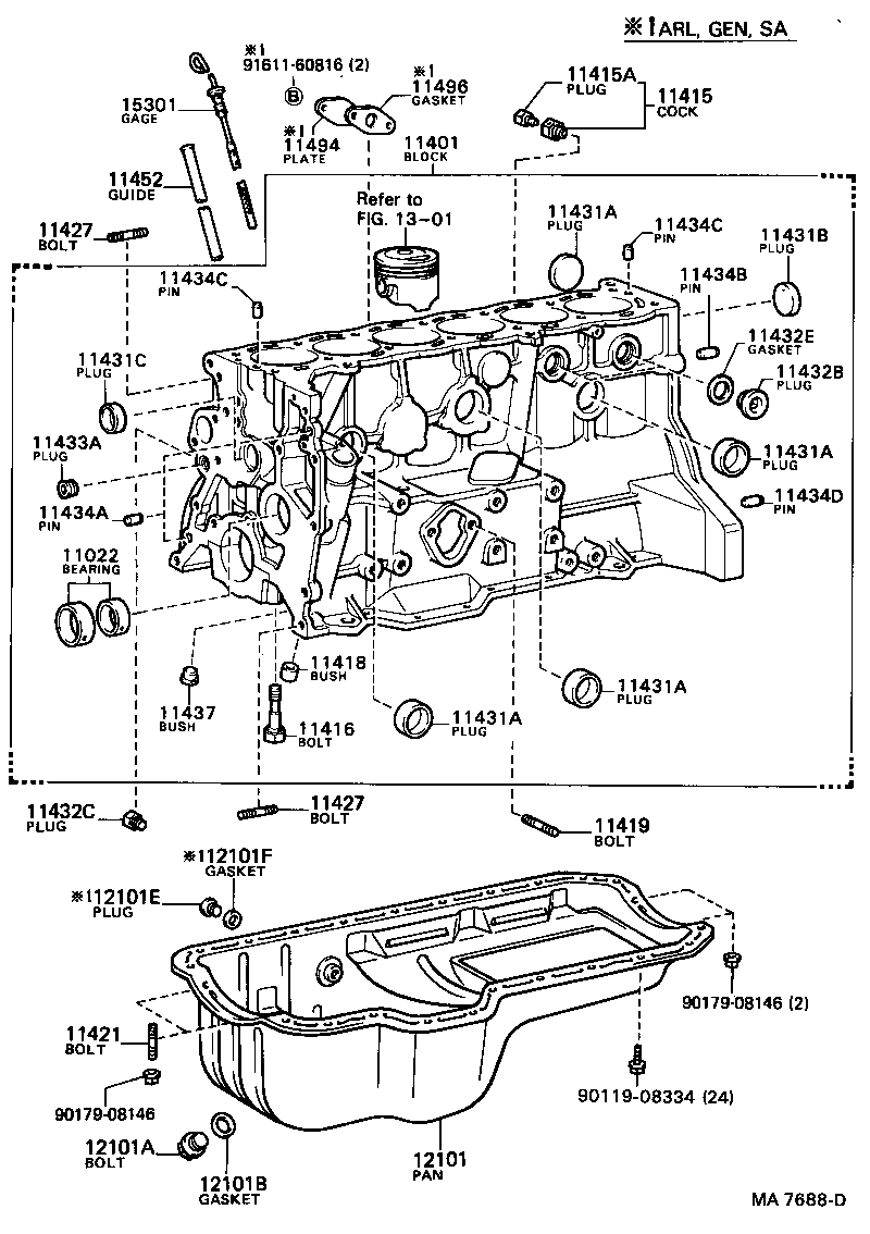  CRESSIDA |  CYLINDER BLOCK