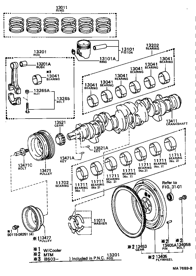  CRESSIDA |  CRANKSHAFT PISTON