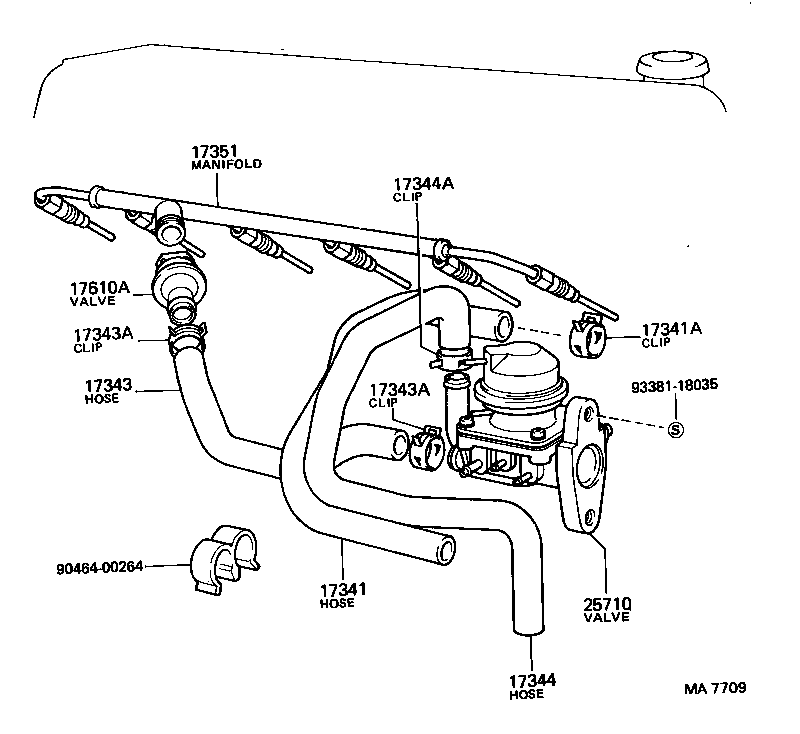  CRESSIDA |  MANIFOLD AIR INJECTION SYSTEM