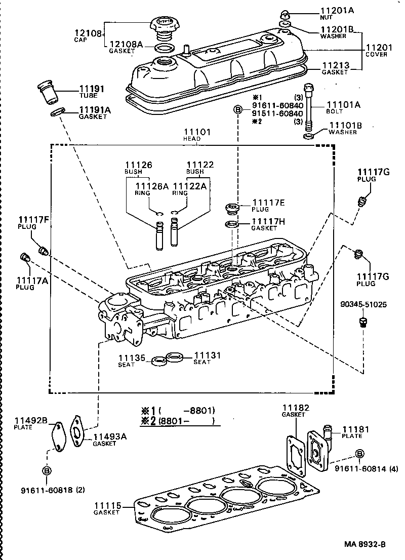  CRESSIDA |  CYLINDER HEAD