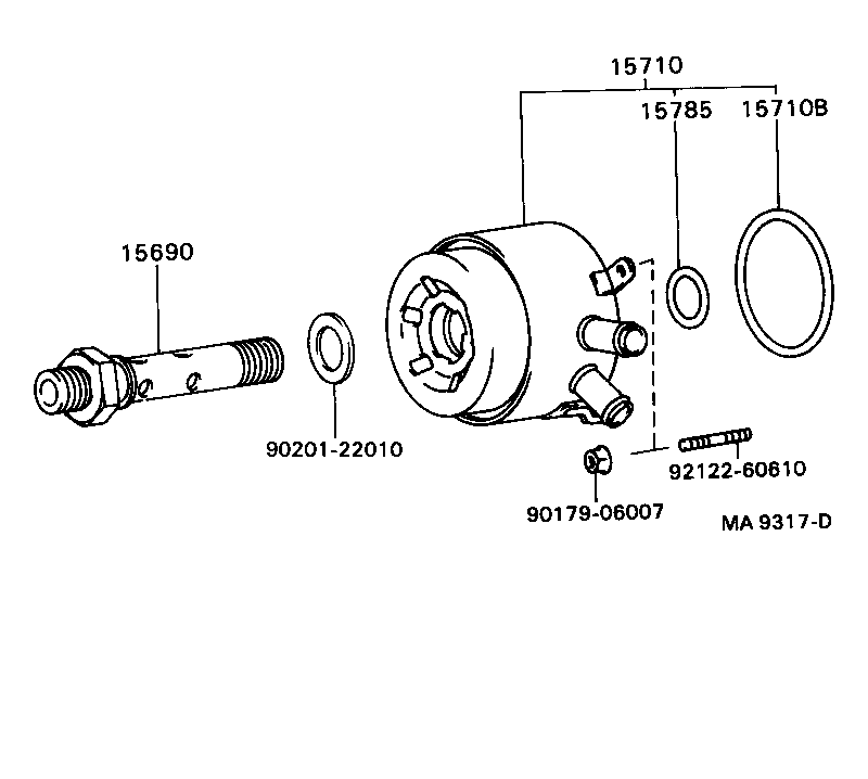  CARINA 2 |  ENGINE OIL COOLER