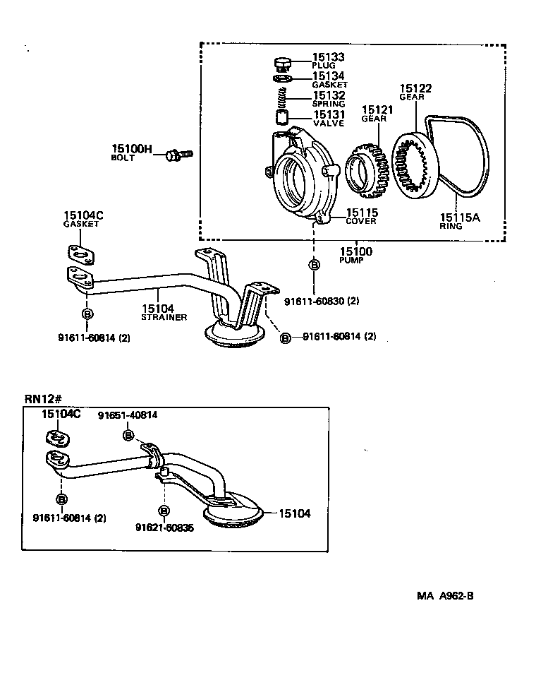  4 RUNNER TRUCK |  ENGINE OIL PUMP