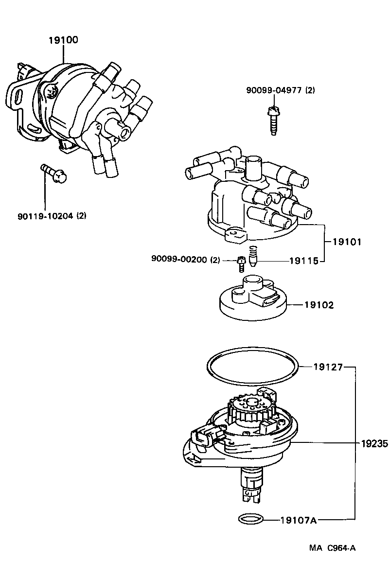  CELICA |  DISTRIBUTOR