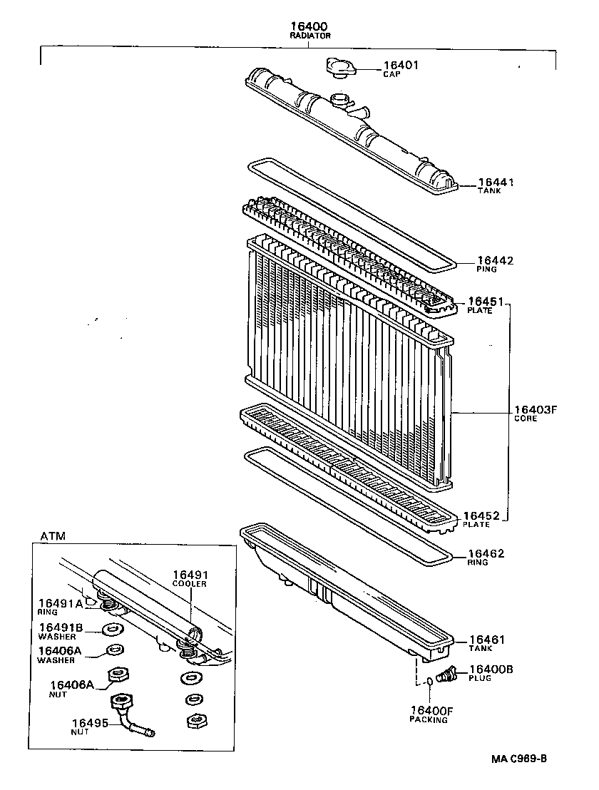  CELICA |  RADIATOR WATER OUTLET