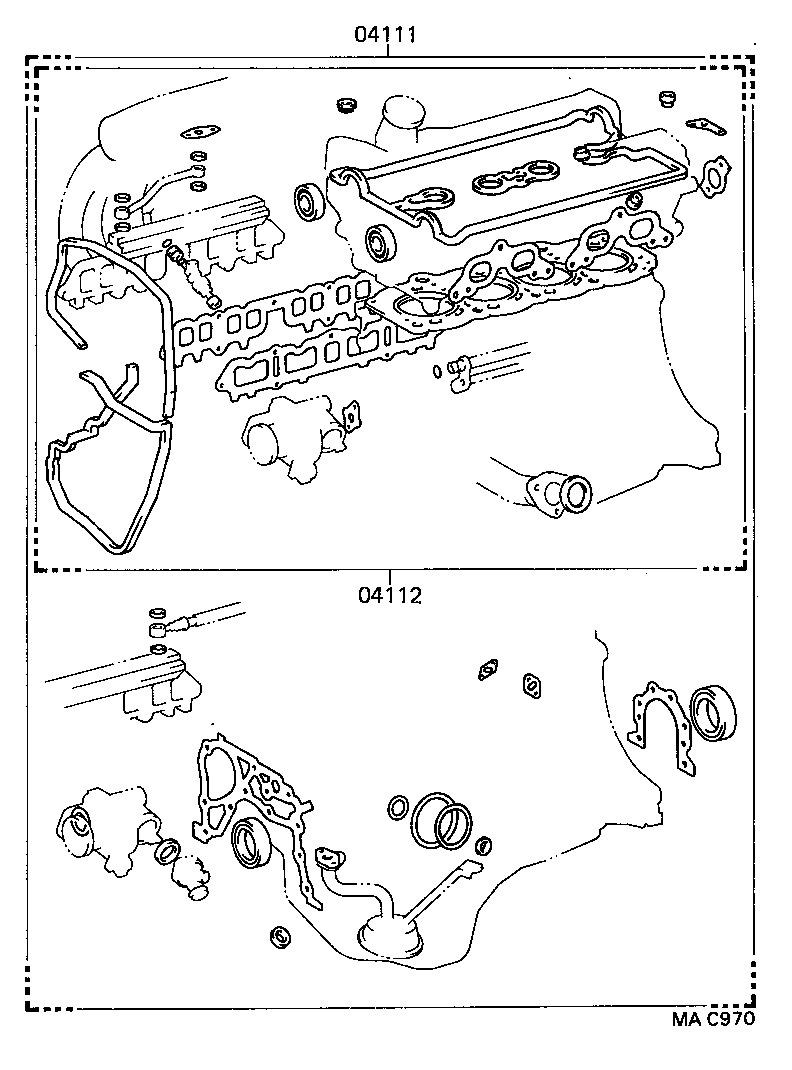  CELICA |  ENGINE OVERHAUL GASKET KIT