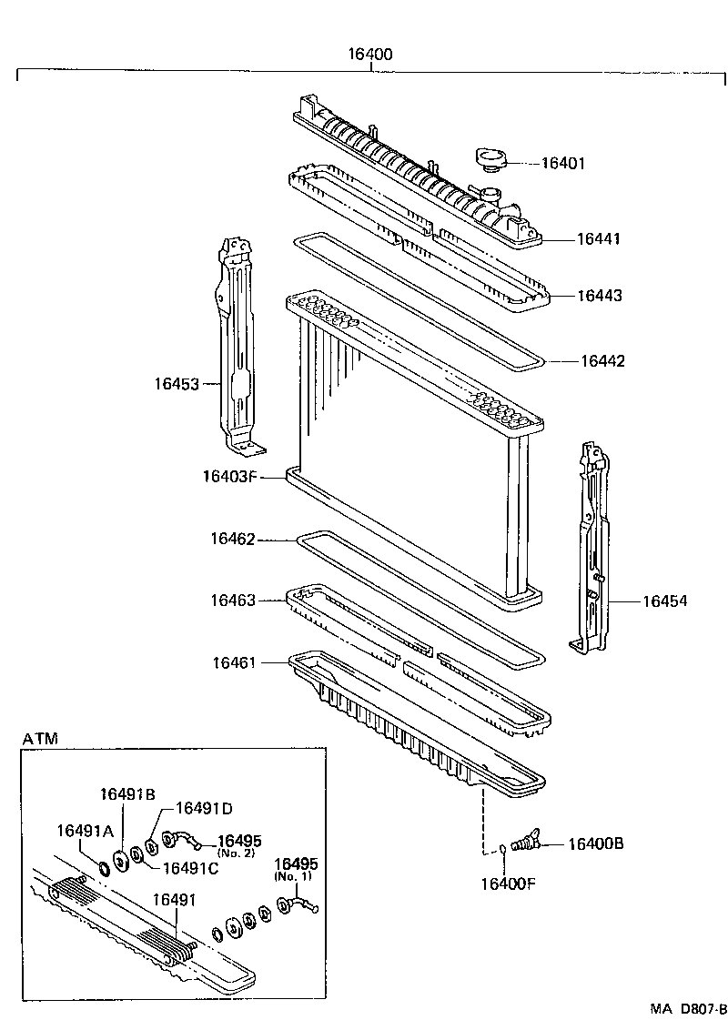  LAND CRUISER 80 |  RADIATOR WATER OUTLET