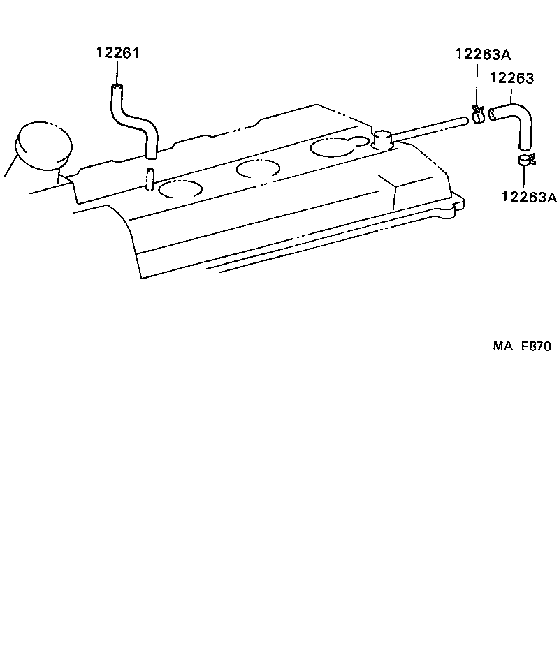  CELICA |  VENTILATION HOSE