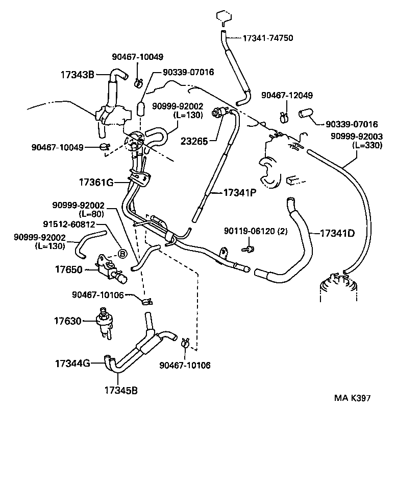  RAV4 |  VACUUM PIPING