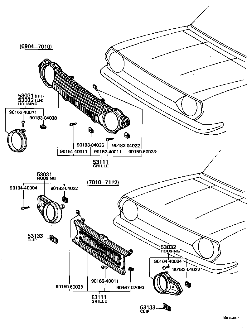  1000 |  RADIATOR GRILLE