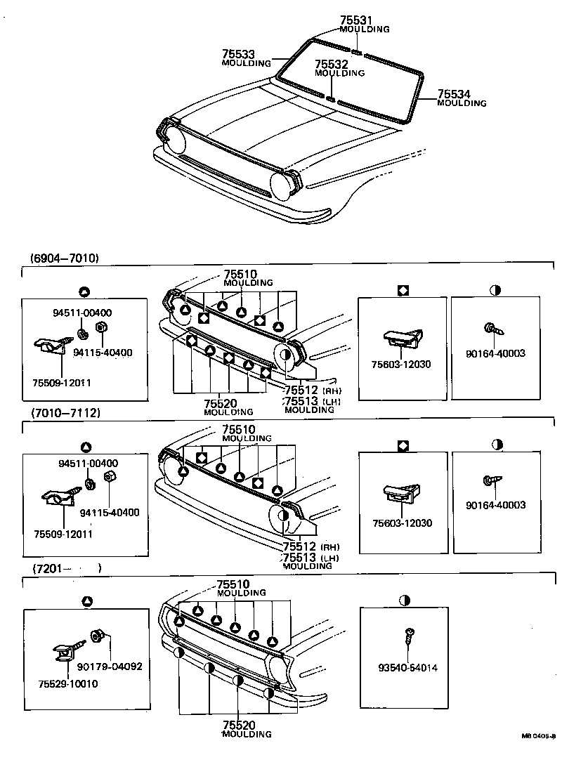  1000 |  FRONT MOULDING