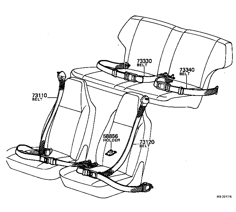  1000 |  SEAT BELT CHILD RESTRAINT SEAT