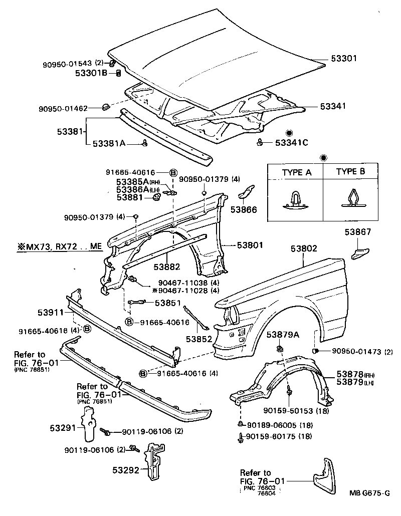  CRESSIDA |  HOOD FRONT FENDER