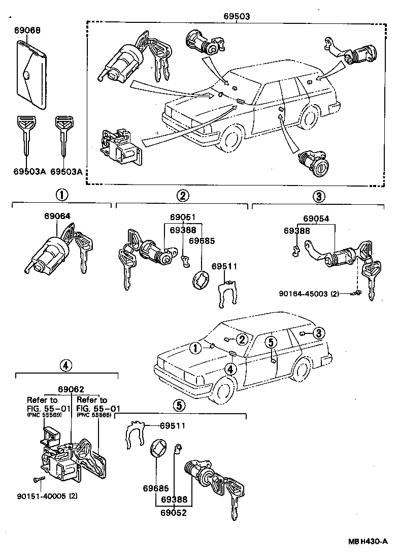  CRESSIDA |  LOCK CYLINDER SET