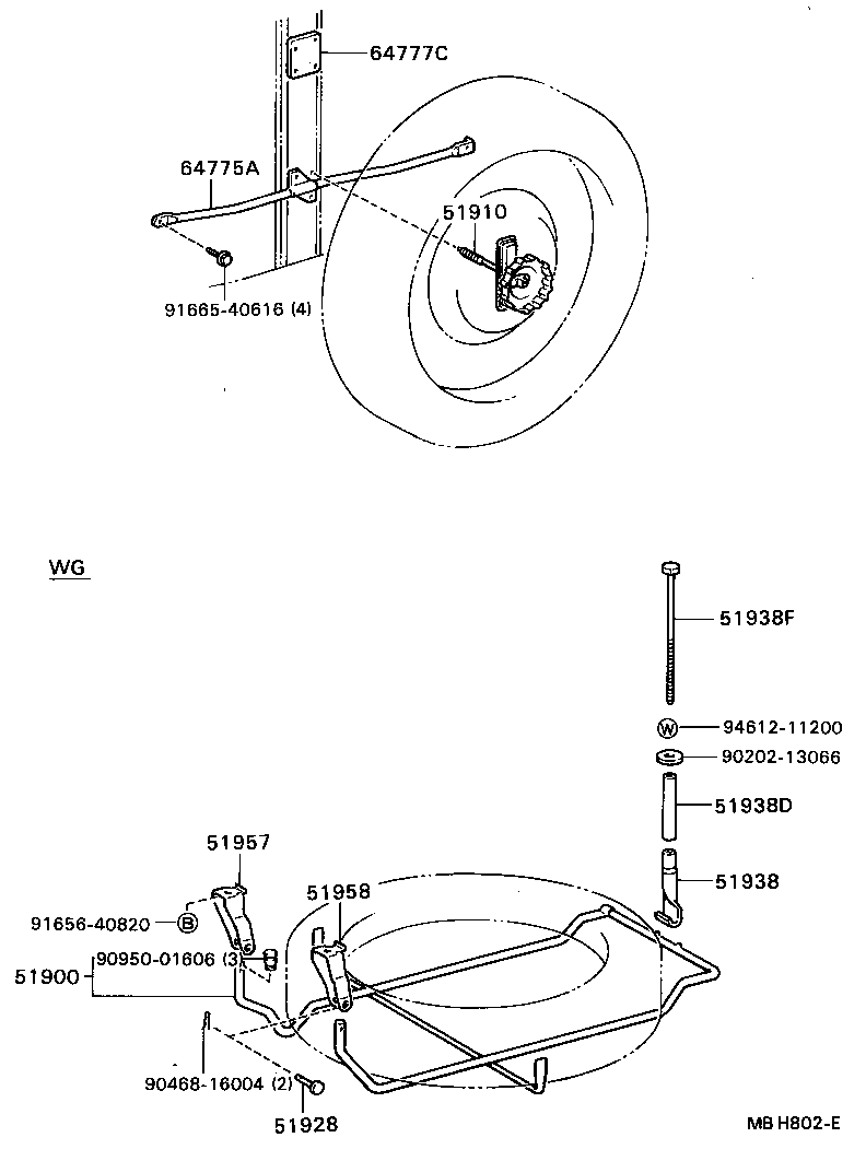  CRESSIDA |  SPARE WHEEL CARRIER