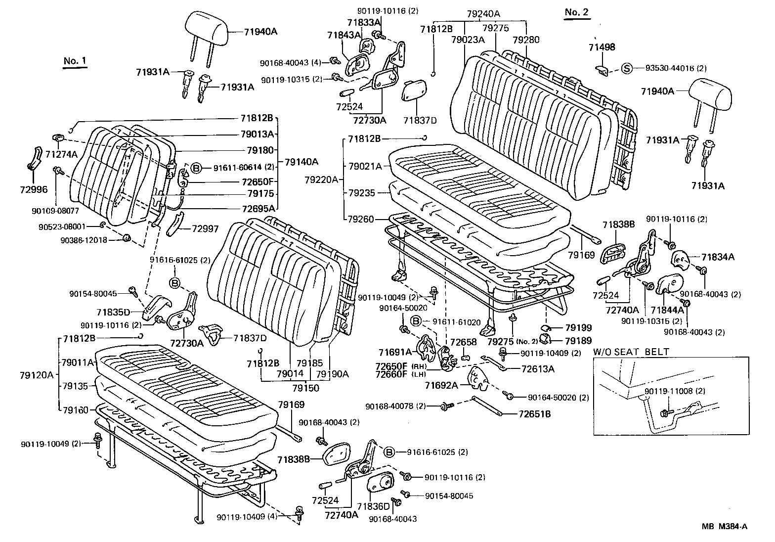  HIACE VAN COMUTER |  SEAT SEAT TRACK