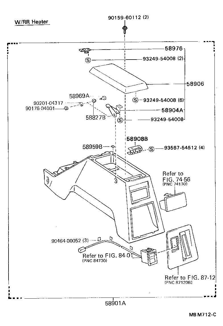  HILUX |  CONSOLE BOX BRACKET