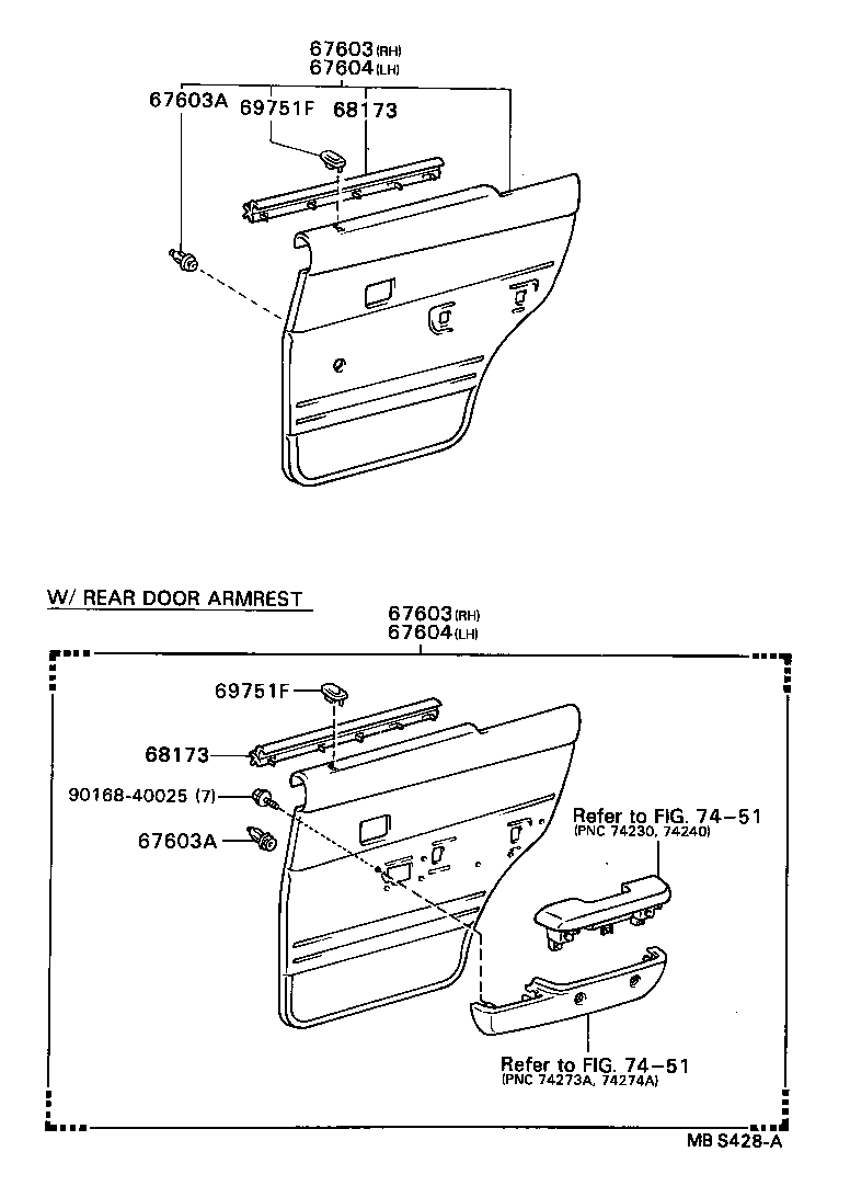  4 RUNNER TRUCK |  REAR DOOR PANEL GLASS