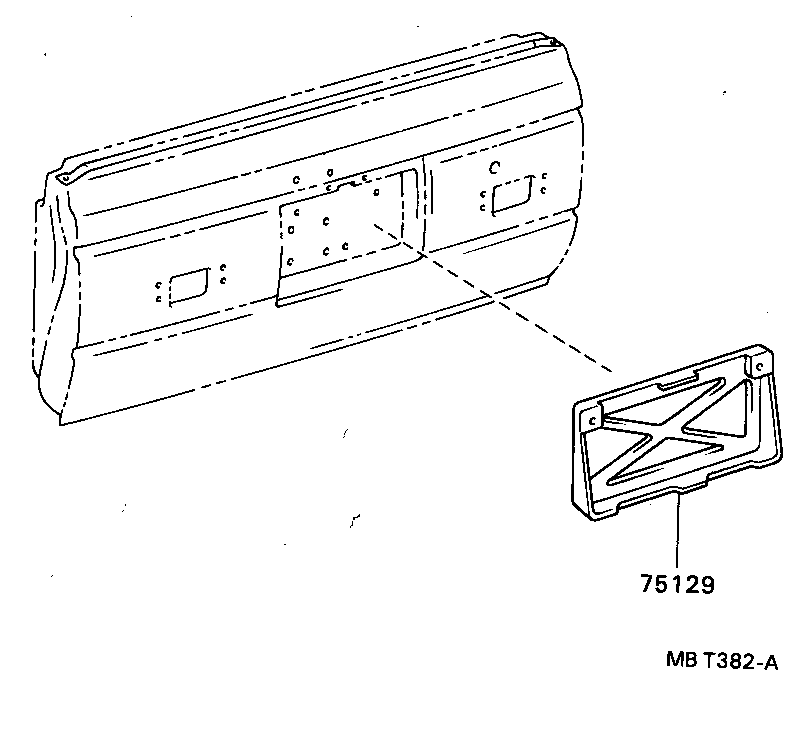  HILUX JPP |  TOOL BOX LICENSE PLATE BRACKET