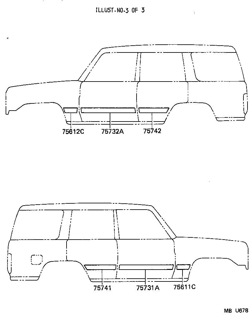  LAND CRUISER 70 |  MOULDING