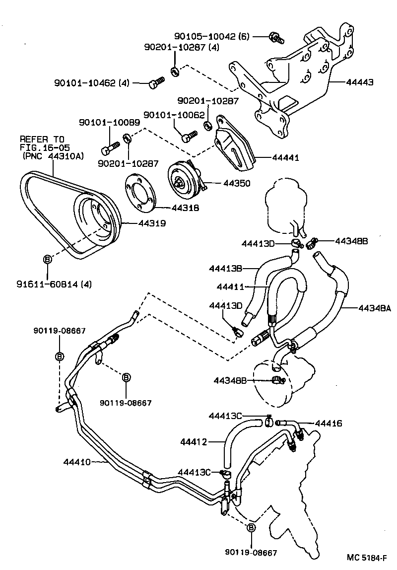  HILUX VWP |  POWER STEERING TUBE