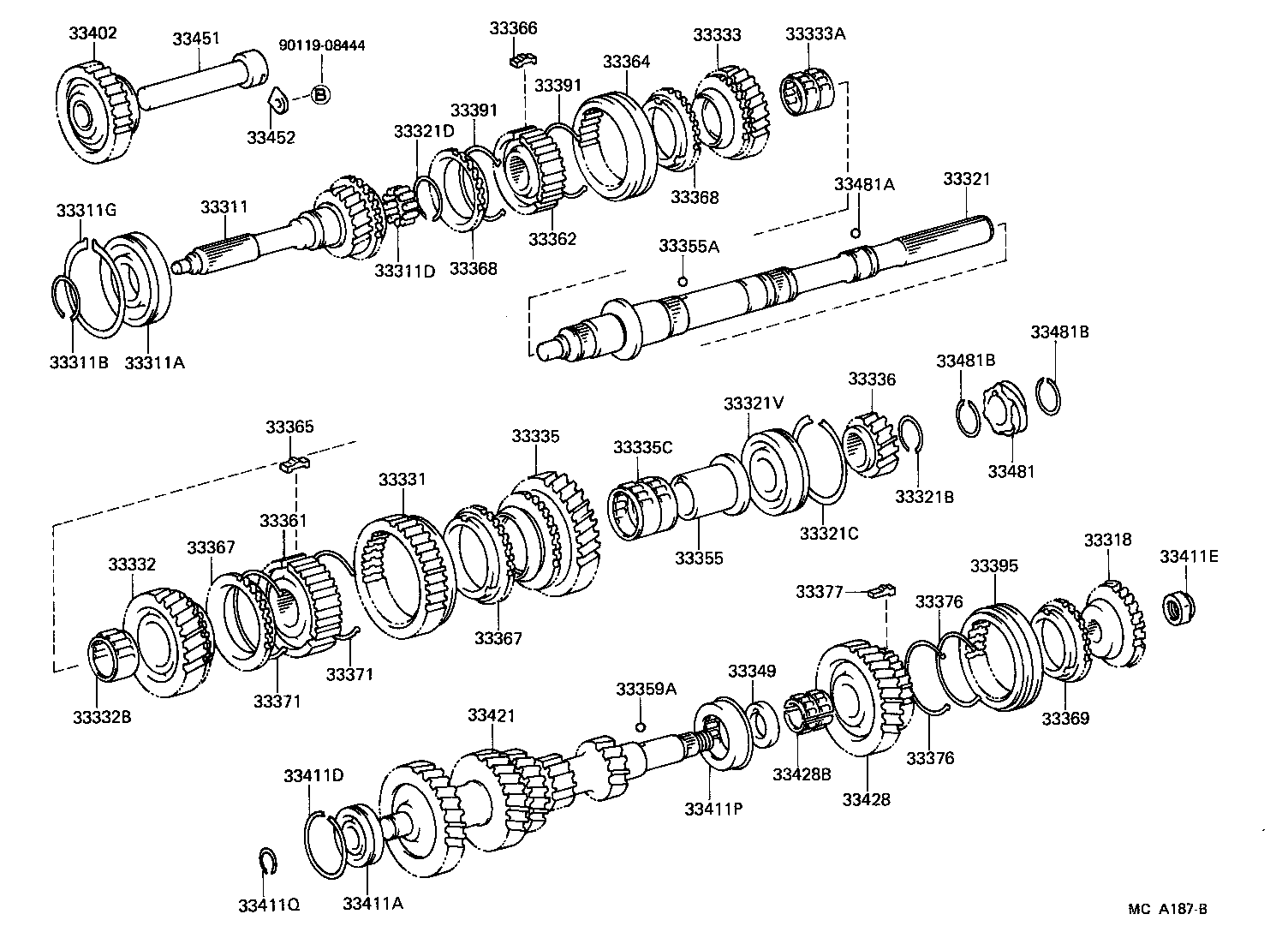  HIACE VAN COMUTER |  TRANSMISSION GEAR MTM