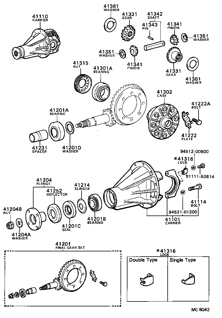  CRESSIDA |  REAR AXLE HOUSING DIFFERENTIAL