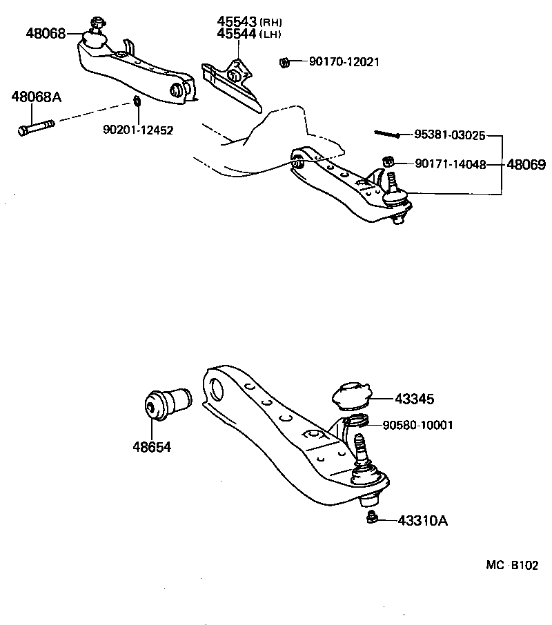  CRESSIDA |  FRONT AXLE ARM STEERING KNUCKLE