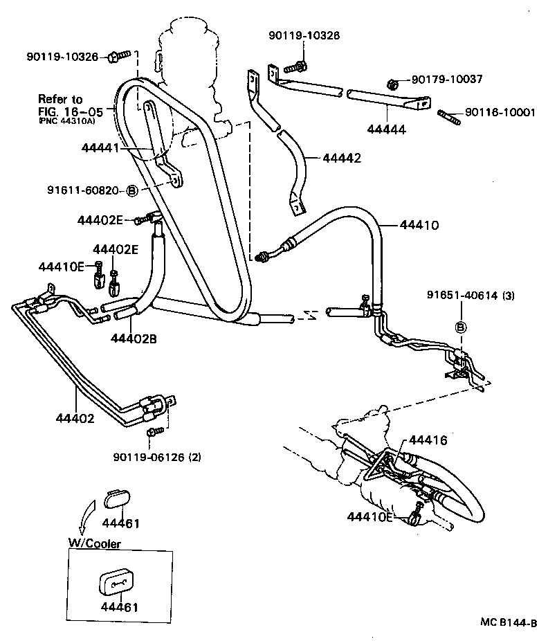  CRESSIDA |  POWER STEERING TUBE