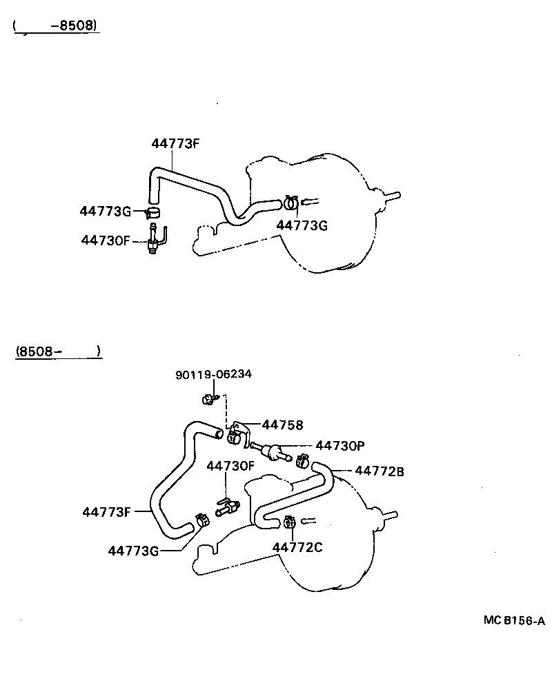  CRESSIDA |  BRAKE BOOSTER VACUUM TUBE