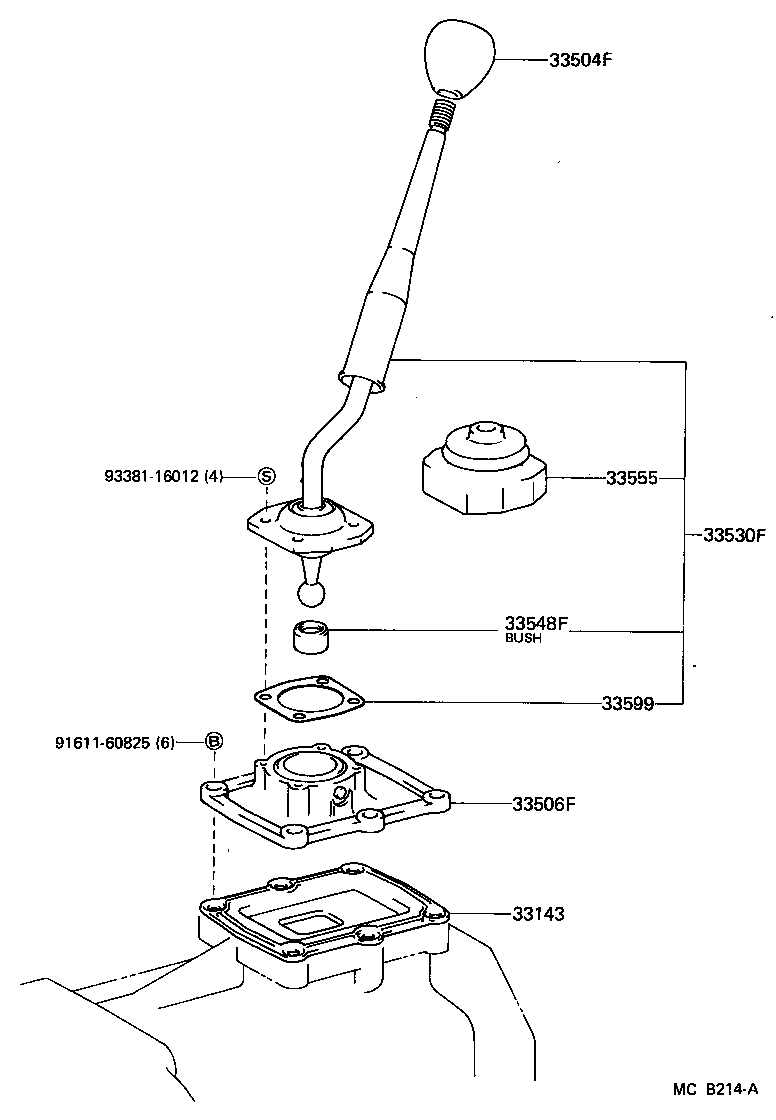  HILUX |  SHIFT LEVER RETAINER