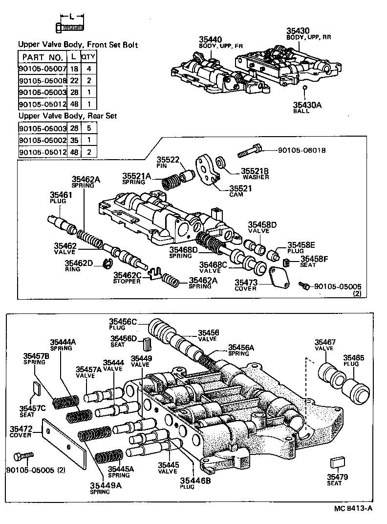  CRESSIDA |  VALVE BODY OIL STRAINER ATM