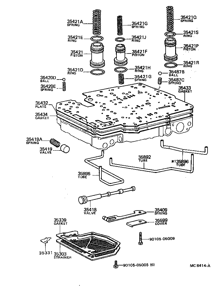  CRESSIDA |  VALVE BODY OIL STRAINER ATM