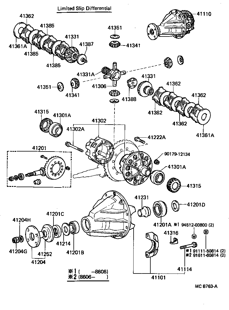  LAND CRUISER 70 |  REAR AXLE HOUSING DIFFERENTIAL