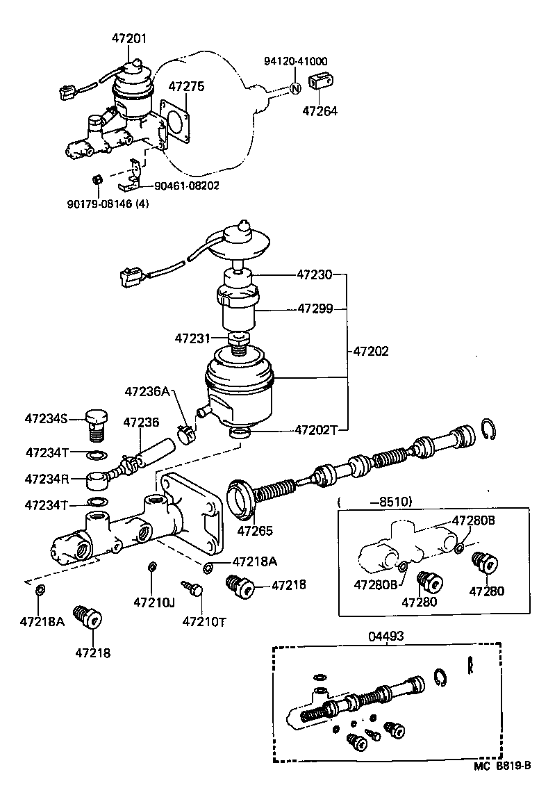  LAND CRUISER 70 |  BRAKE MASTER CYLINDER