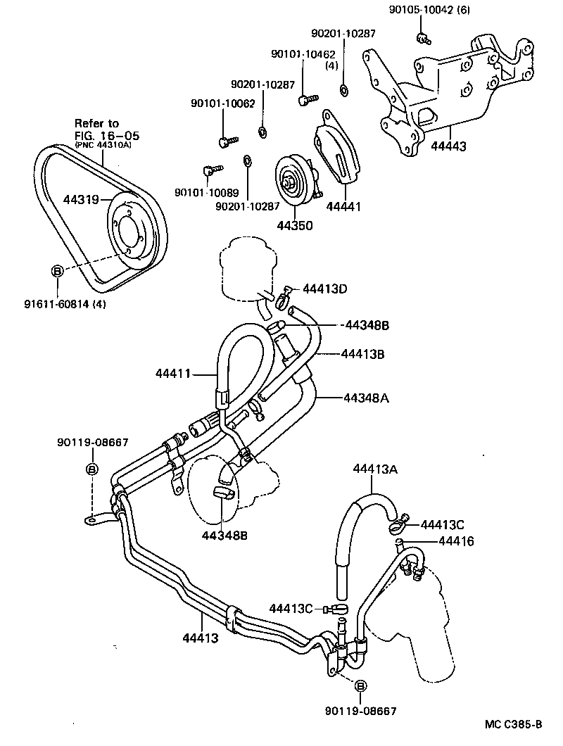  HILUX |  POWER STEERING TUBE