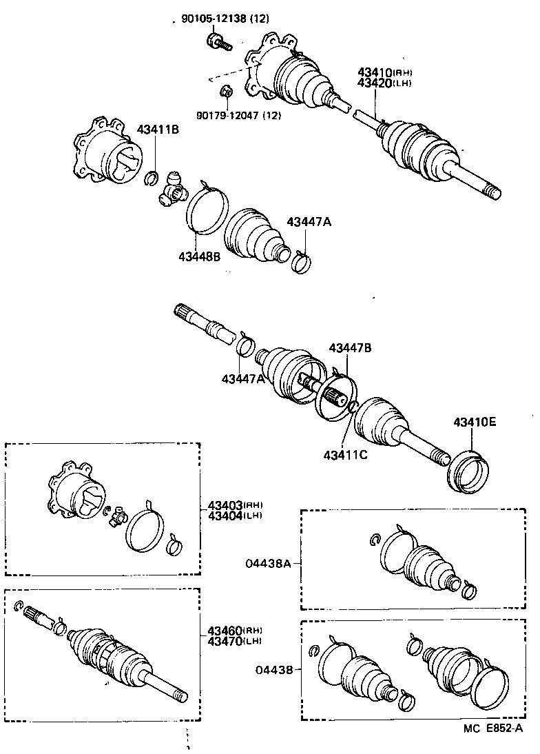  HIACE VAN COMUTER |  FRONT DRIVE SHAFT